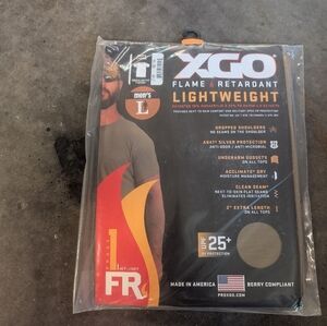 Men's Flame Retardant Lightweight Tee - Gray